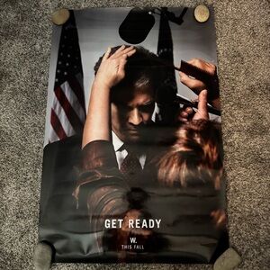 W. Original 27 X 40 Theatrical Movie Poster George Bush